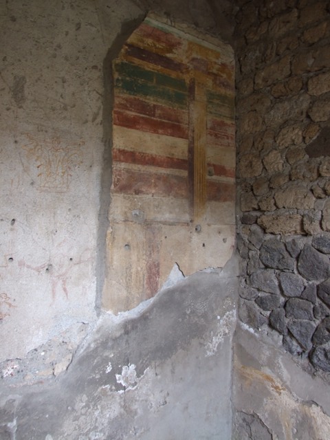 I.9.14 Pompeii. March 2009.  Room 7.  North east corner.