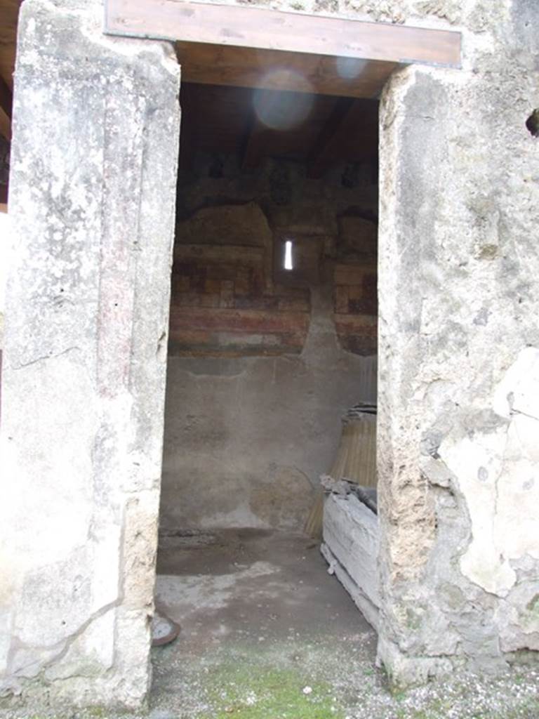 I.9.14 Pompeii. March 2009. Room 15. Doorway from atrium, looking south.