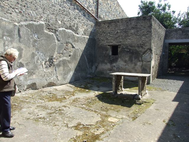 I.10.7 Pompeii. March 2009. Room 2. Cubiculum. North wall.