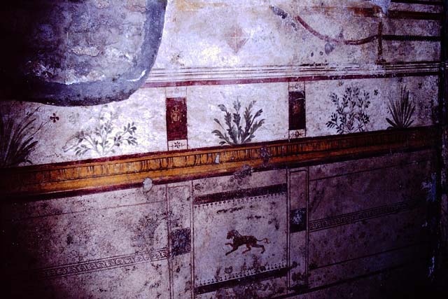 I.10.8 Pompeii. March 2009. South side of atrium, with doorways to room 8, room 10 the corridor, and room 9.