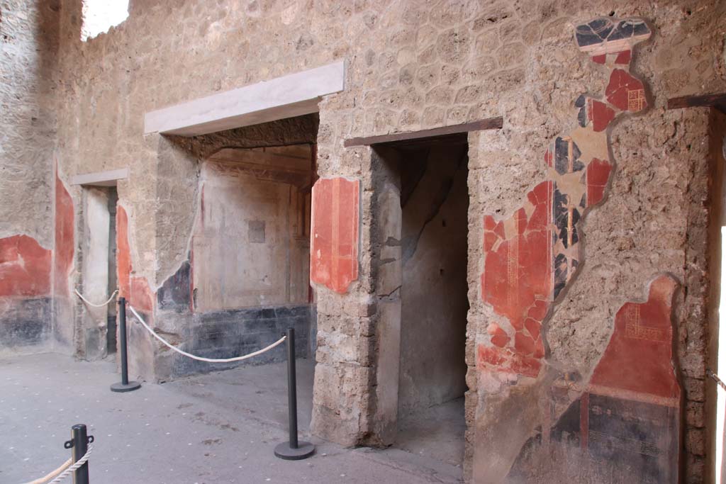 I.10.11 Pompeii. September 2021. Room 2, looking east along south side of atrium. Photo courtesy of Klaus Heese.