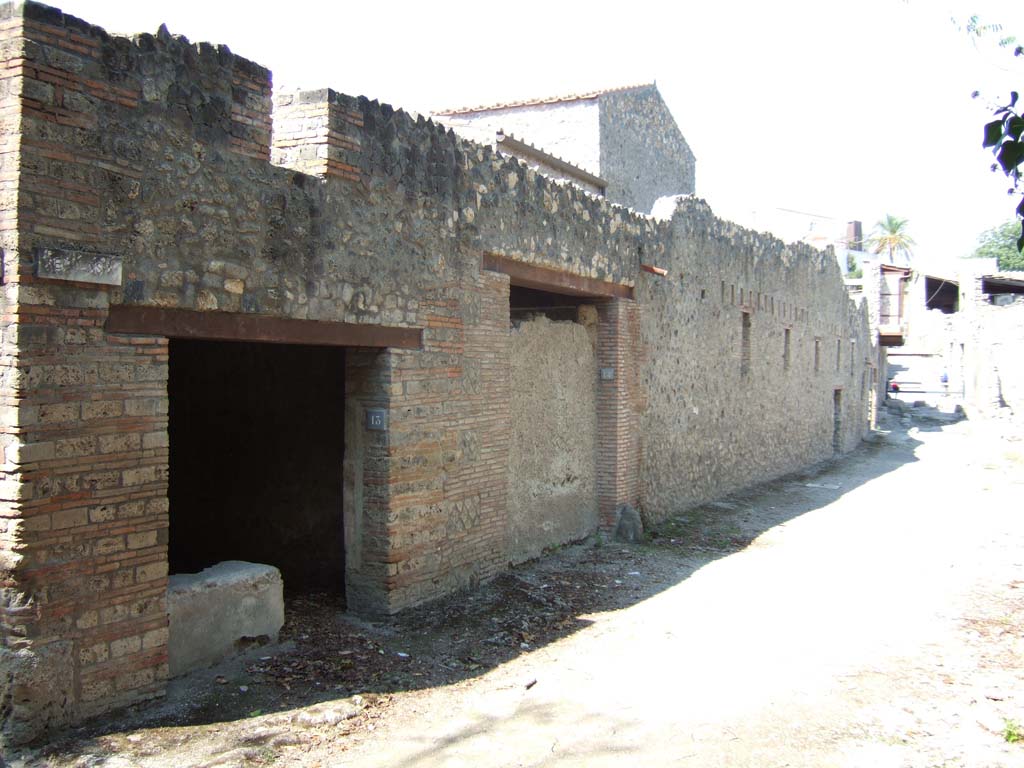 I.10.14 Pompeii. September 2005. Stable entrance (blocked)