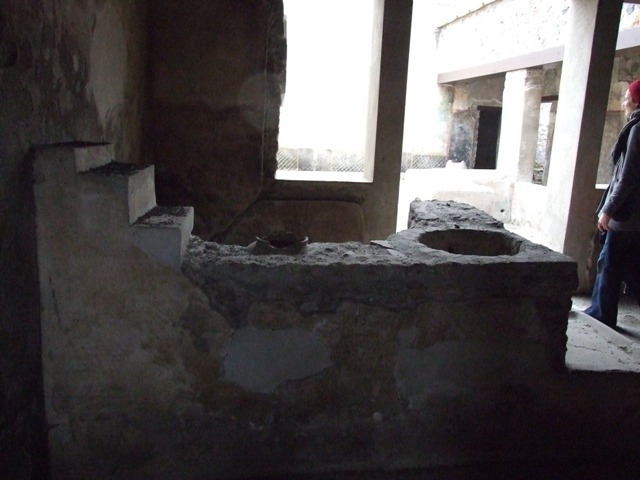 I.11.16 Pompeii. December 2007. Room 3, Looking north-east across triclinium.