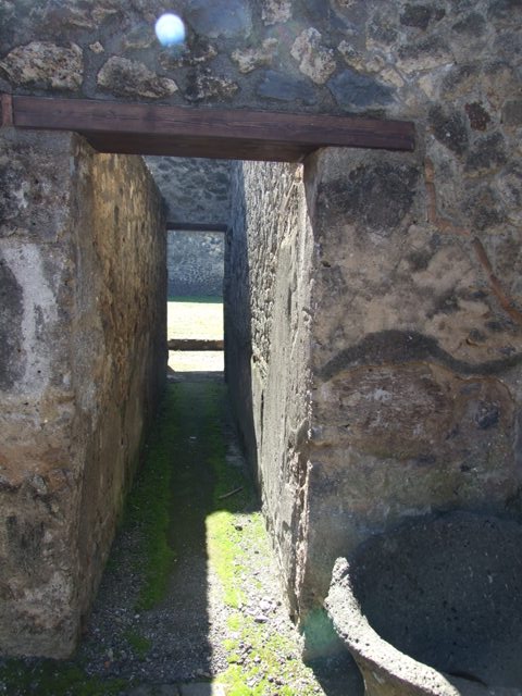 I.12.2 and I.12.1 Pompeii. March 2009 Room 5. South wall.