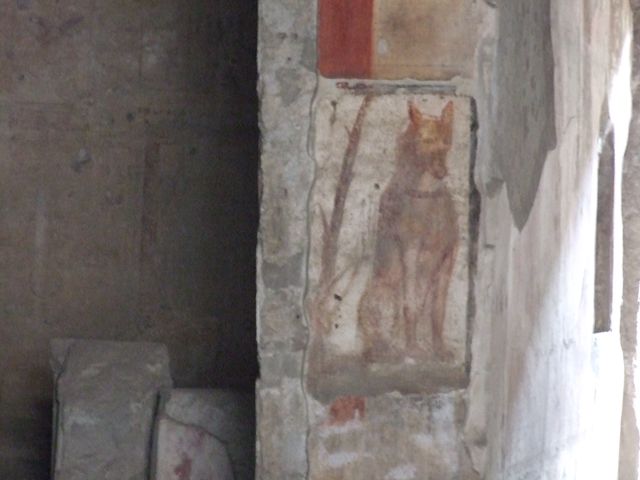 I.12.3 Pompeii.  March 2009. Doorway to room 4. Kitchen.