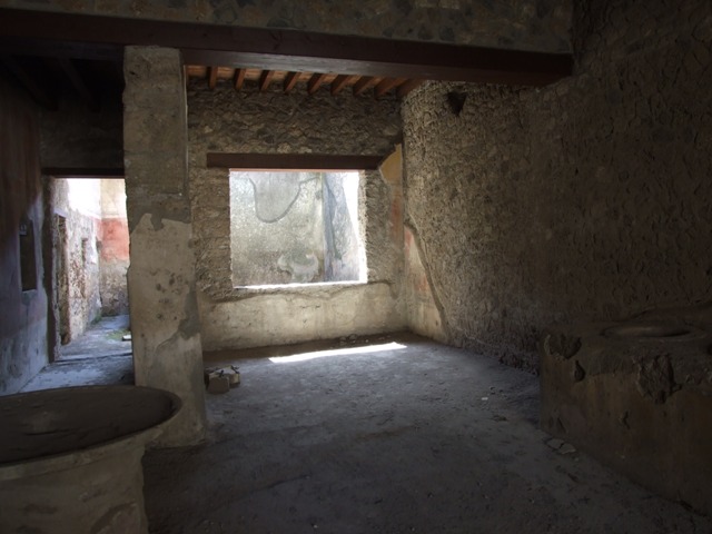 I.12.3 Pompeii. March 2009. Room 6. Garden area. South wall that used to show a garden painting.