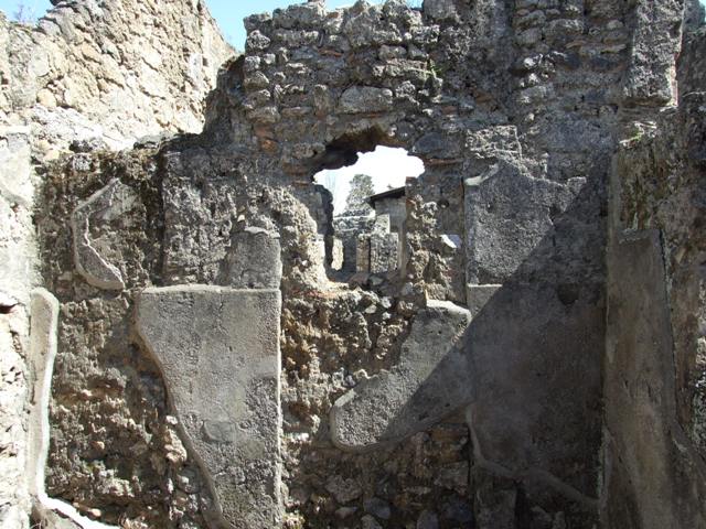 I.12.15 Pompeii. March 2009. Room 3, window in east wall.