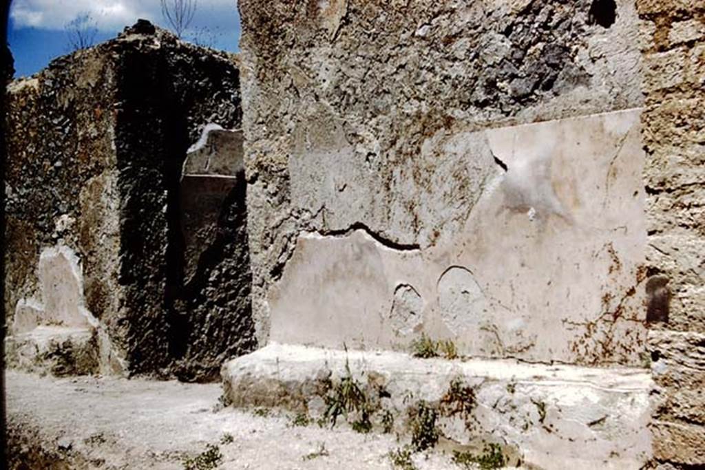I.12.16 Pompeii. March 2009. Looking east across atrium to doors to rooms 3, 4 and 6.