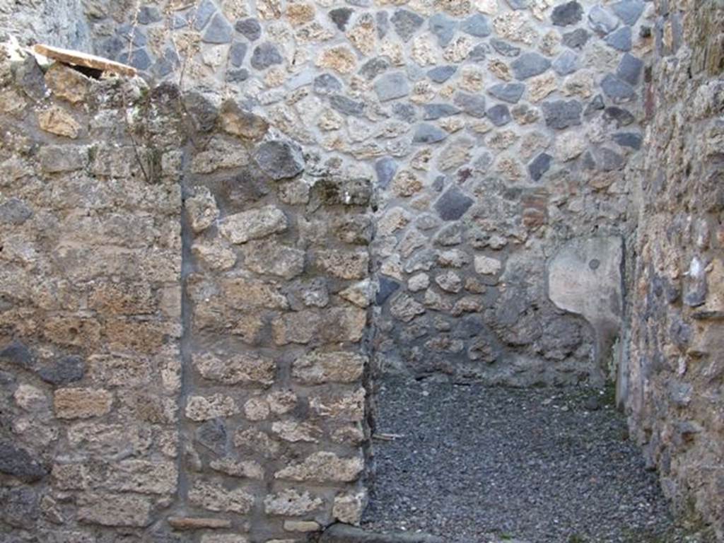 I.13.5 Pompeii. December 2007. Rear room and south wall.