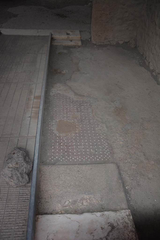 I.15.3 Pompeii. October 2017. Room 5, looking south across decorated flooring.
Foto Annette Haug, ERC Grant 681269 DÉCOR.
