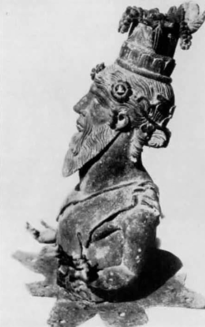 I.16.5 Pompeii. Small bronze male figure.
Parco Archeologico di Pompeii. Inventory number 11471.
See Elia, O. Bacco Fanciullo e Dioniso Chtonio a Pompei. Bollettino d'Arte 1961, Fasc. I-II, (p.4, figs.5-6).