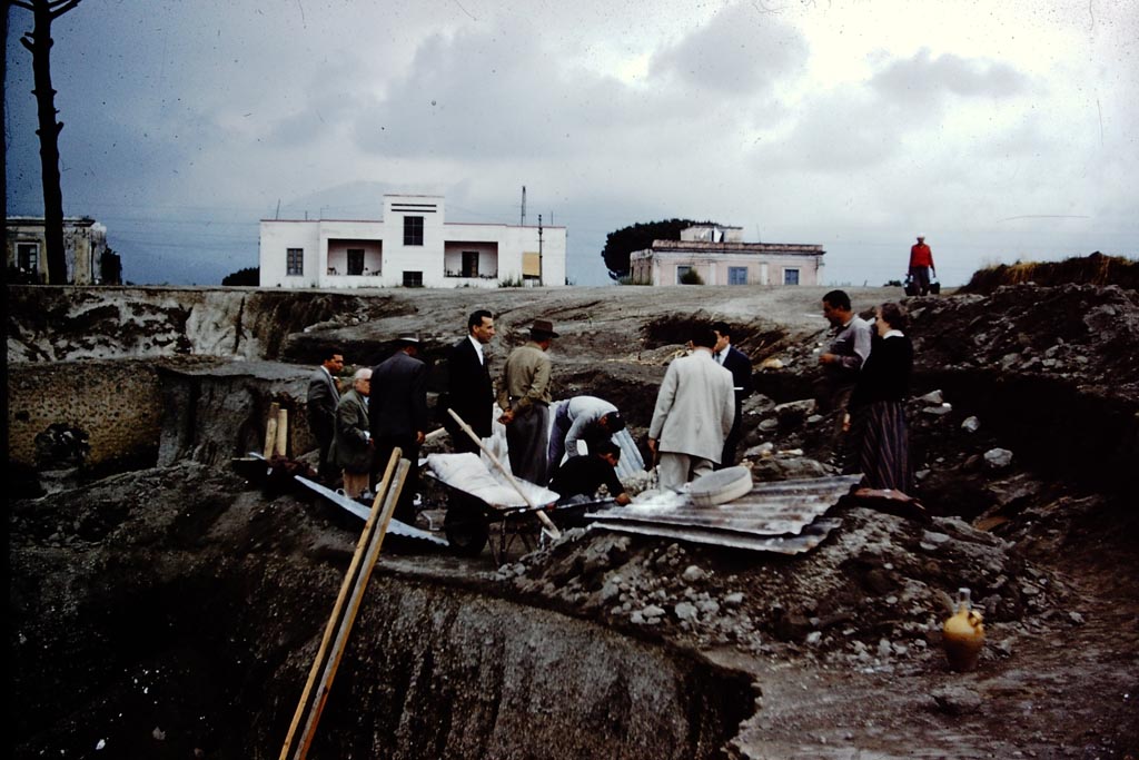 1.21.6 Pompeii. 1961. New excavations near the south side. Photo by Stanley A. Jashemski.
Source: The Wilhelmina and Stanley A. Jashemski archive in the University of Maryland Library, Special Collections (See collection page) and made available under the Creative Commons Attribution-Non-Commercial License v.4. See Licence and use details.
J61f0388