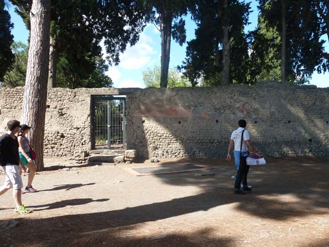 II.2.5 Pompeii. March 2009. Grating for the Sarno canal, outside the south wall of II.2.5