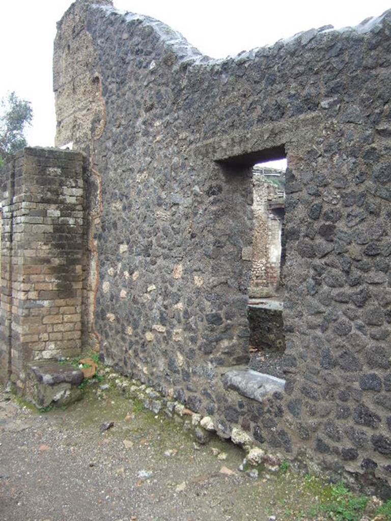 Water tower outside II.2.6. And remains of gatepost or support? December 2007.