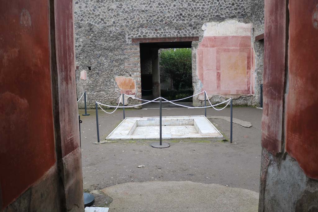 II.3.3 Pompeii. March 2009. Room 2, east wall of atrium.