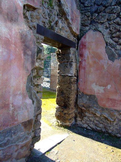II.3.3 Pompeii. March 2009. Room 6. Triclinium. North wall.