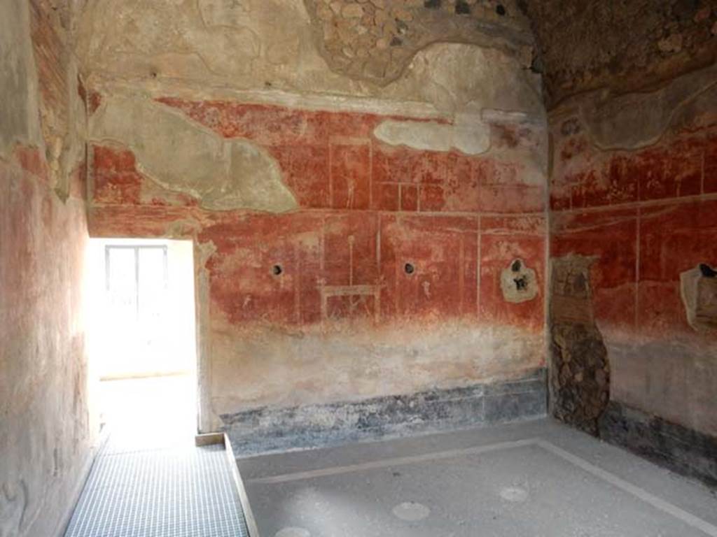 II.4.6 Pompeii. May 2017. Frigidarium/apodyterium, looking towards north wall and doorway from atrium. Photo courtesy of Buzz Ferebee.