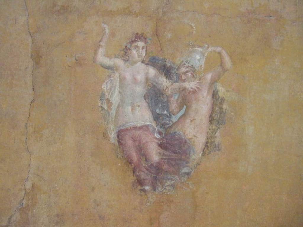 II.4.10 Pompeii. Detail of Wall from Tablinum of Praedia di Giulia Felice (Julia Felix). Now in Naples Archaeological Museum.