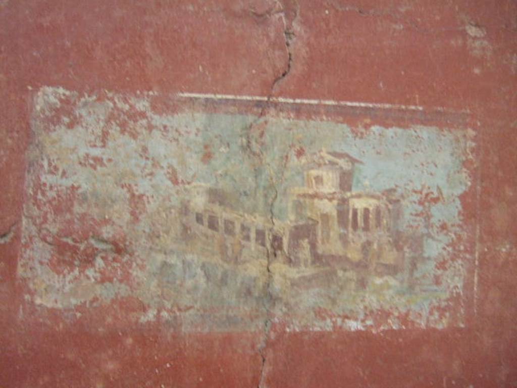 II.4.10 Pompeii. Detail of Wall from Tablinum of Praedia di Giulia Felice (Julia Felix). Now in Naples Archaeological Museum
