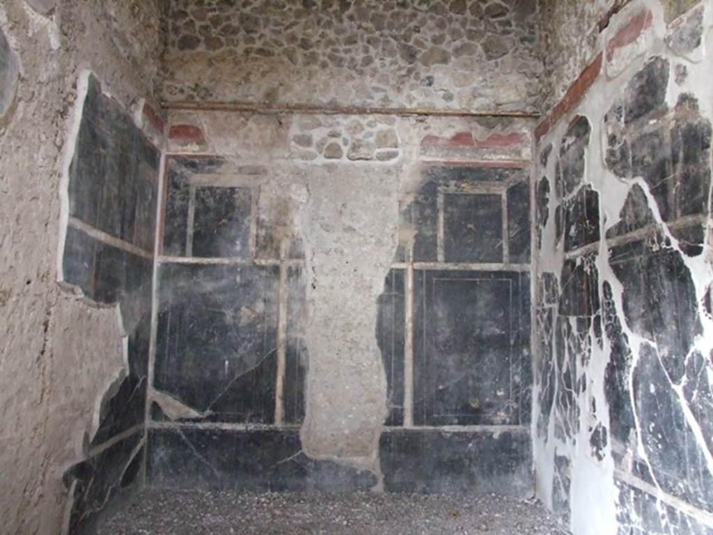 III.2.1 Pompeii. March 2009. Room 7. Oecus. North wall.