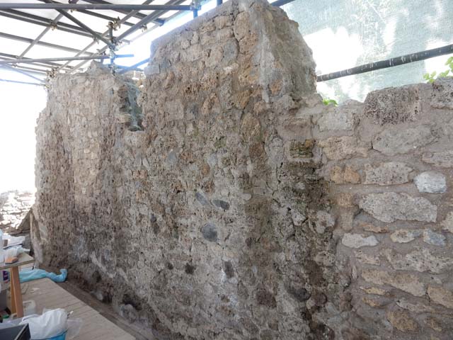 III.3.6 Pompeii.  December 2005.  East wall in side road.

