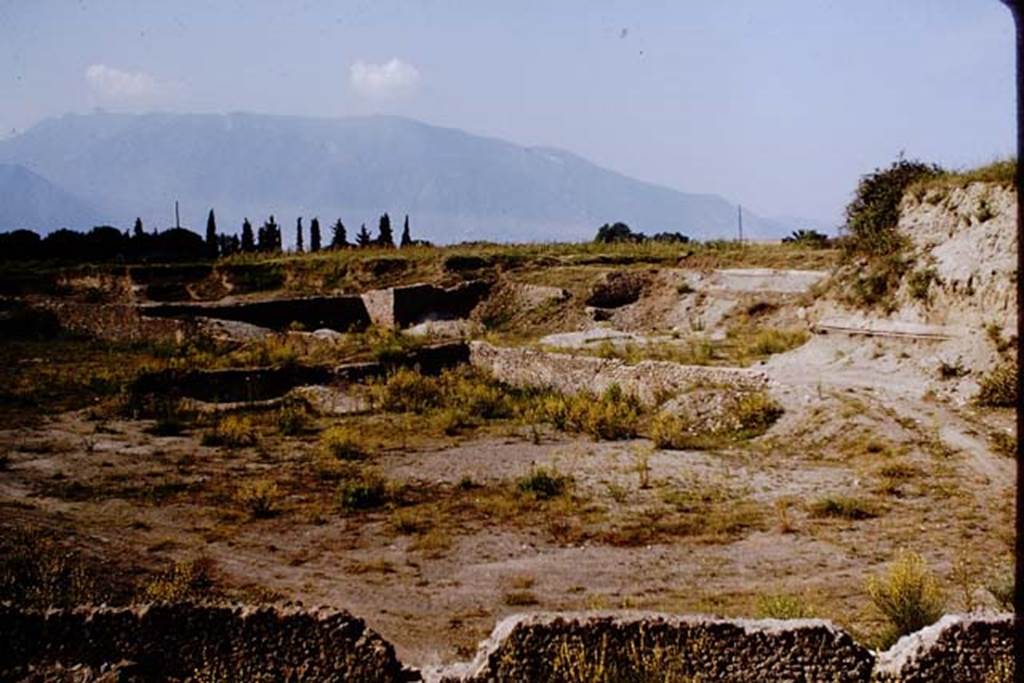 III.7 Pompeii. 1964. Looking south-west across site. Photo by Stanley A. Jashemski.
Source: The Wilhelmina and Stanley A. Jashemski archive in the University of Maryland Library, Special Collections (See collection page) and made available under the Creative Commons Attribution-Non Commercial License v.4. See Licence and use details.
J64f2005