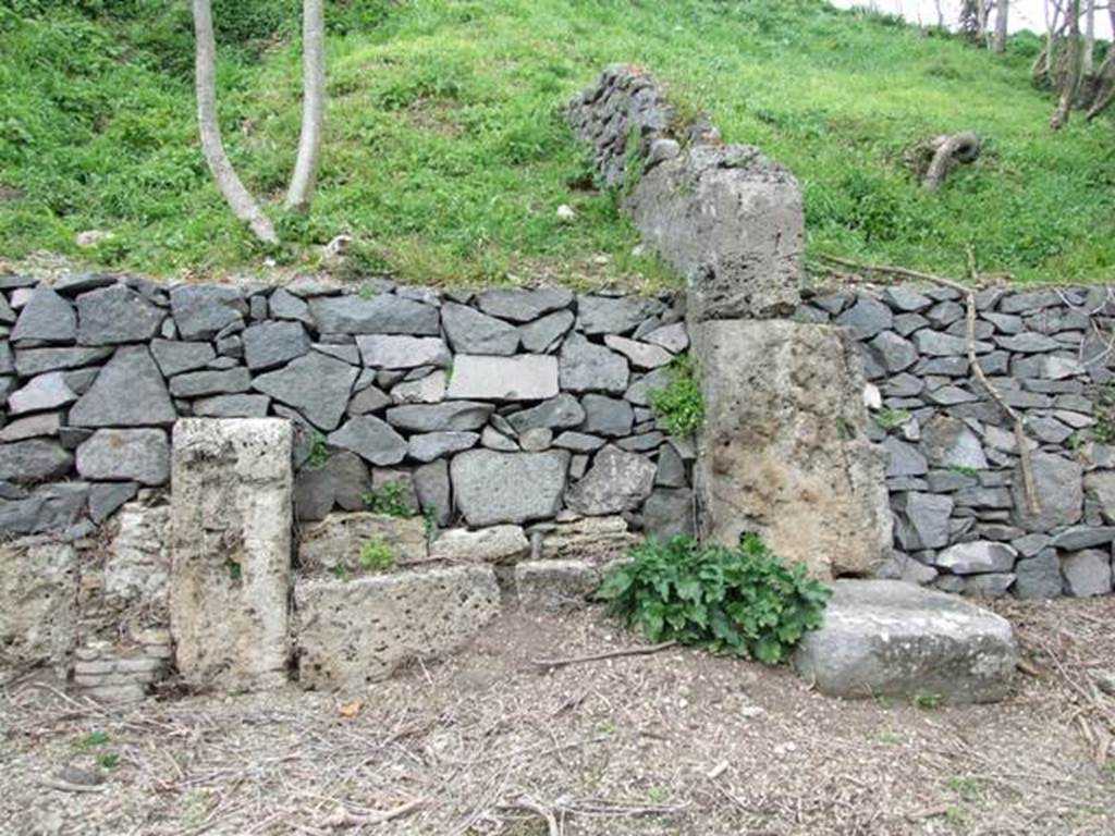 IV.3.g Pompeii. March 2009. Entrance. According to Della Corte, somewhere in the local vicinity near this house was a graffito, recommending the candidate � (M. Cerrinium) Vatiam? aed. Vicini (rogant)    [CIL IV 443]
See Della Corte, M., 1965.  Case ed Abitanti di Pompei. Napoli: Fausto Fiorentino. (p.141)
According to Epigraphik-Datenbank Clauss/Slaby (See www.manfredclauss.de), it read - Vatiam aed(ilem) vicini    [CIL IV 443]
