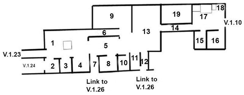 V.1.23 Pompeii. Domus of Faustus
Room Plan