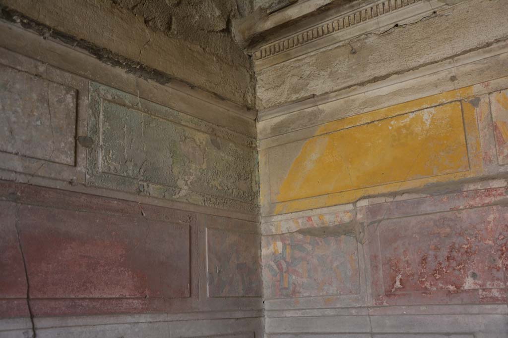 V.2.h Pompeii. October 2019. Cubiculum �g�, detail from south-east corner. 
Foto Annette Haug, ERC Grant 681269 D�COR.

