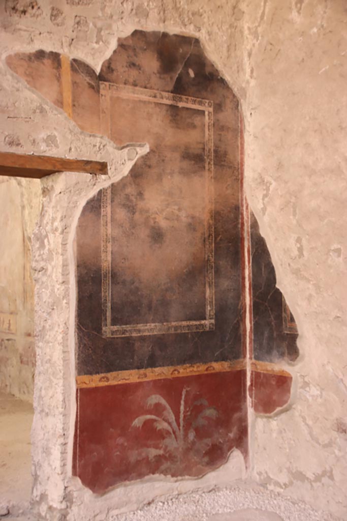 V.2.i Pompeii. October 2023.
Room 8, south-west corner of west ala. Photo courtesy of Klaus Heese.
