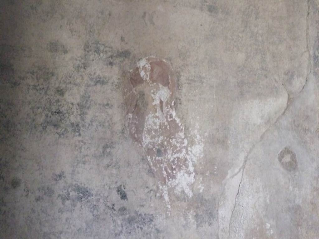 V.2.i Pompeii. December 2007. Room 17, painted female figure on wall in oecus on south-west corner of peristyle.