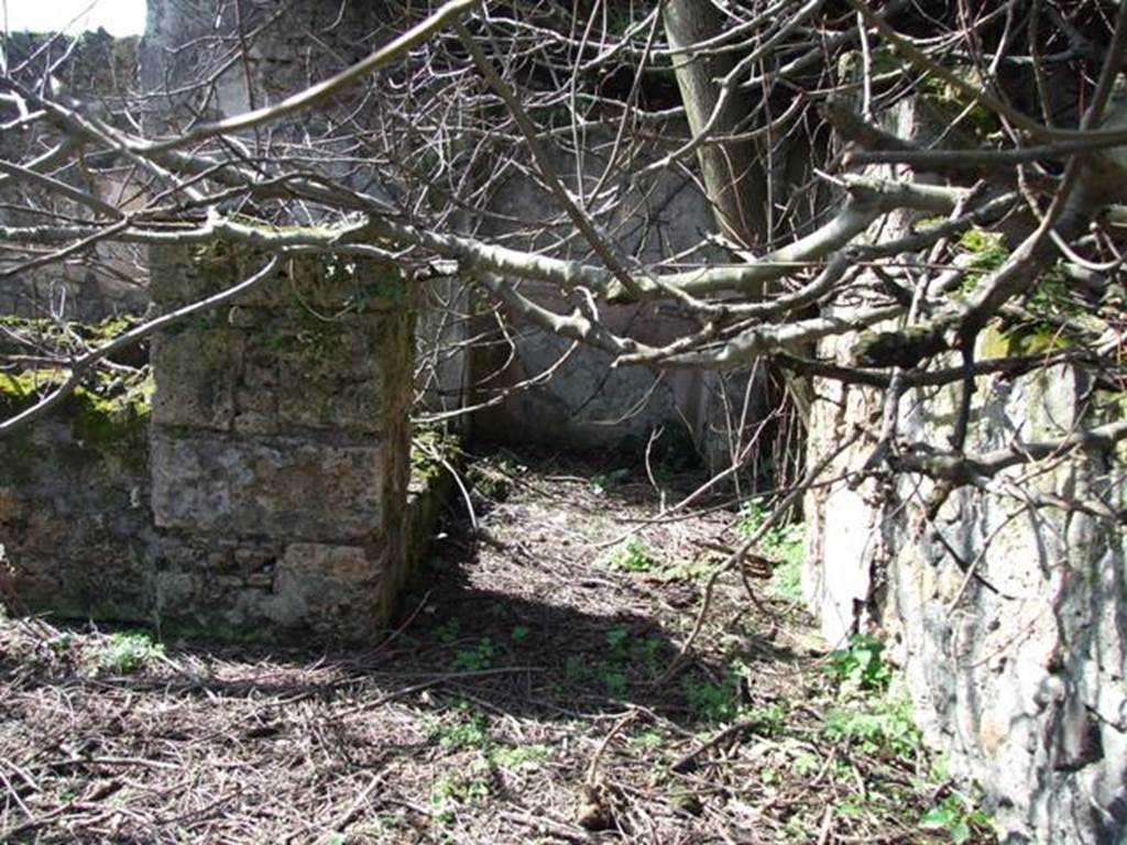 V.4.13 Pompeii. March 2009. Passage on west side of tablinum, between triclinium �R�, and garden.  
