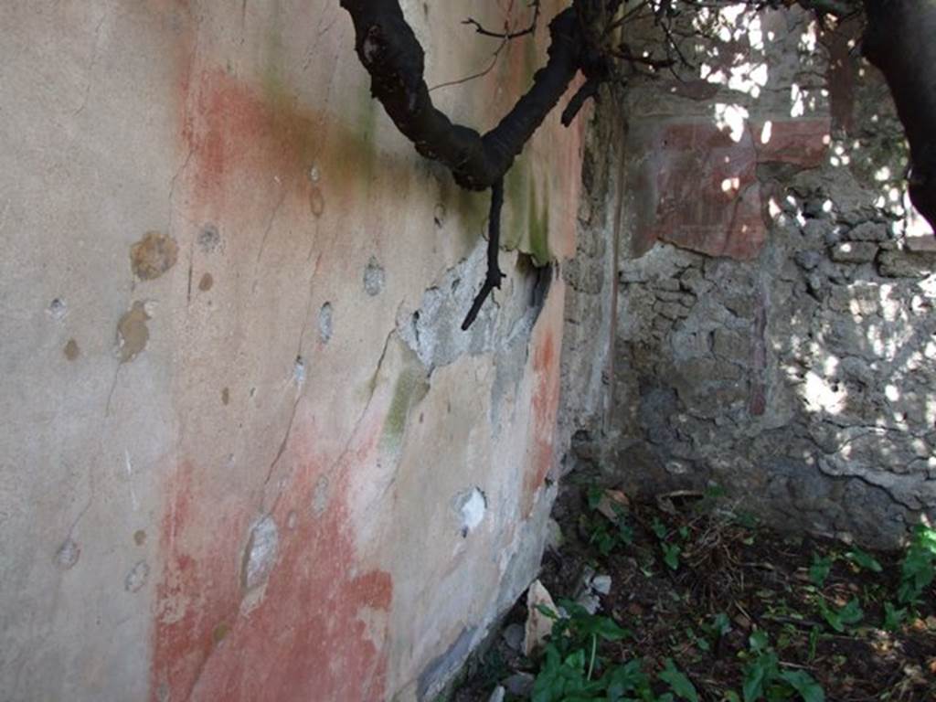 V.4.13 Pompeii. March 2009. Triclinium �R�, north-west corner.