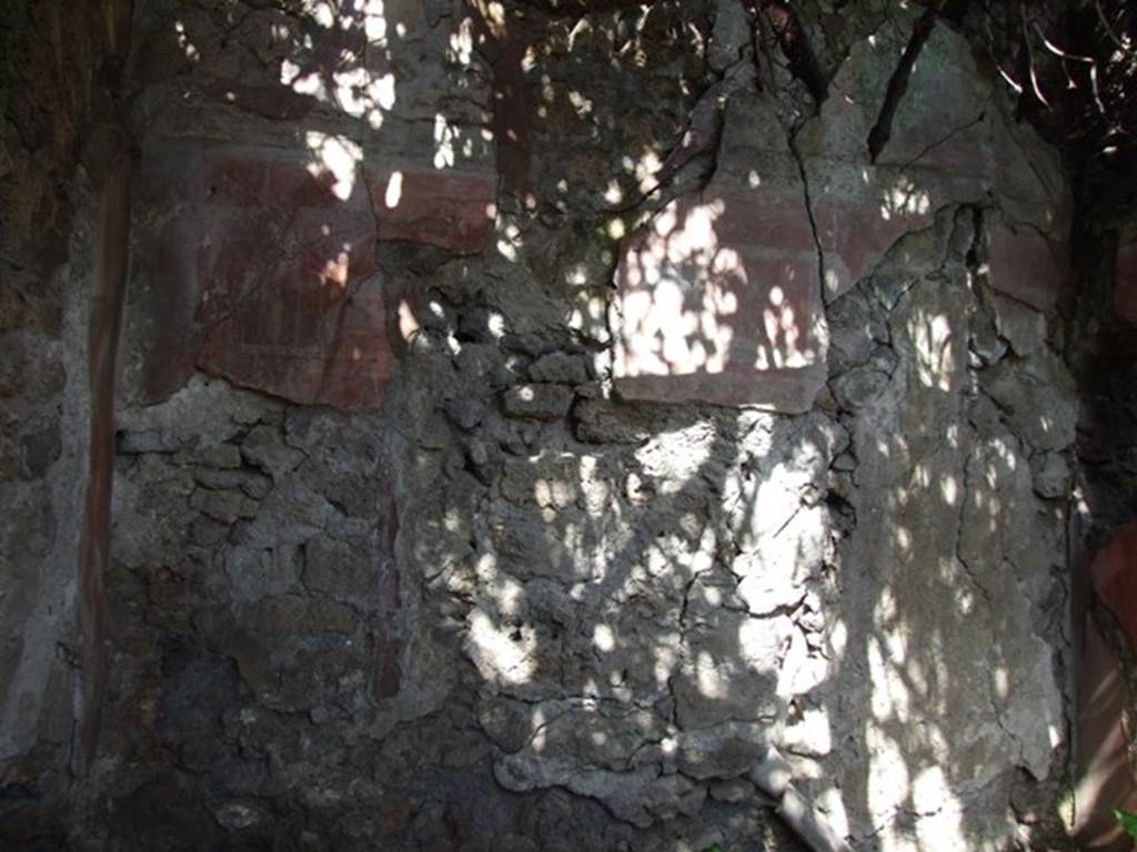 V.4.13 Pompeii. March 2009. Triclinium �R�, north wall.