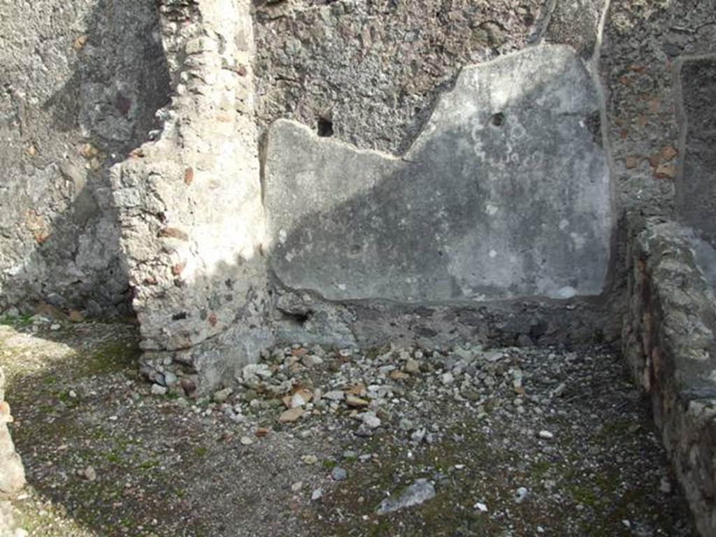VI.1.7 Pompeii. December 2007. Room 25, looking east across baths� area.