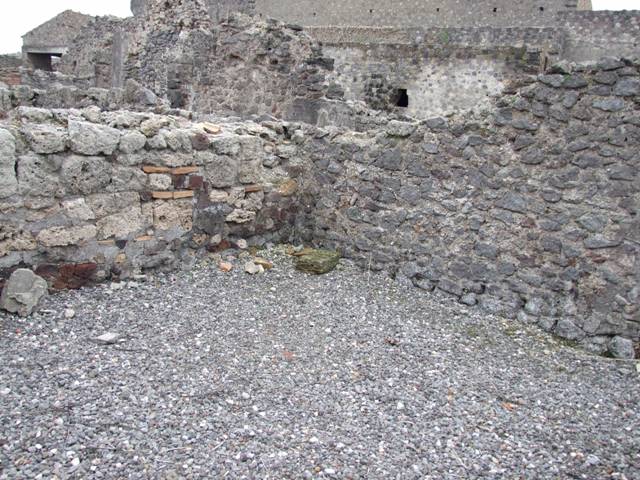 VI.2.10 Pompeii. December 2007. Hearth in kitchen.