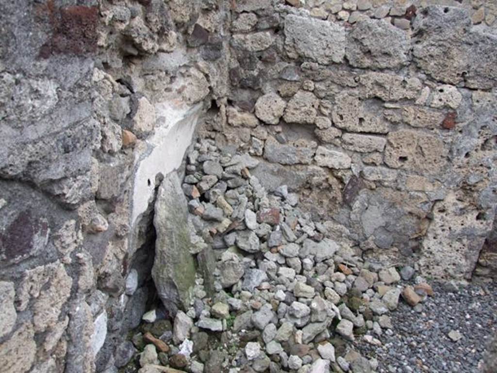VI.2.10 Pompeii. December 2007. Entrance sill or threshold.