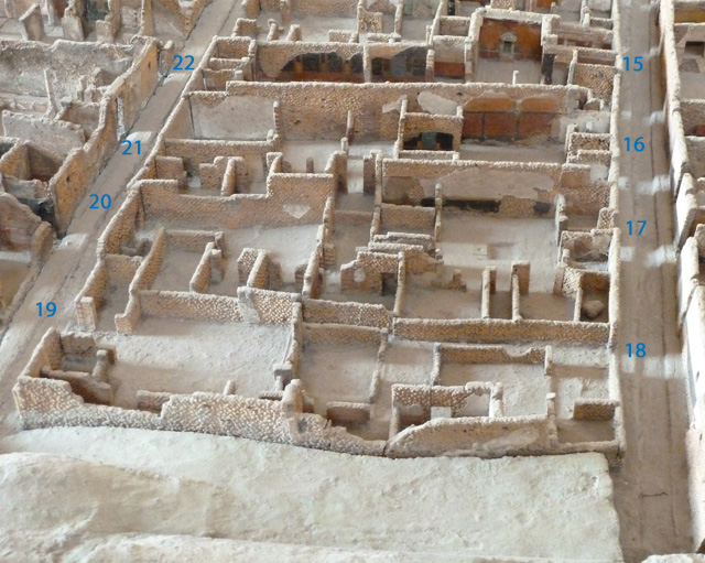 VI.2.19 Pompeii. December 2007. Looking south-west across excavations to a lower level, under the atrium floor.
