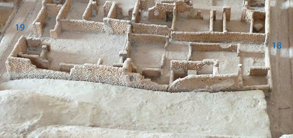 Excavation at base of street wall between VI.2.19 and VI.2.20 in September 2005.