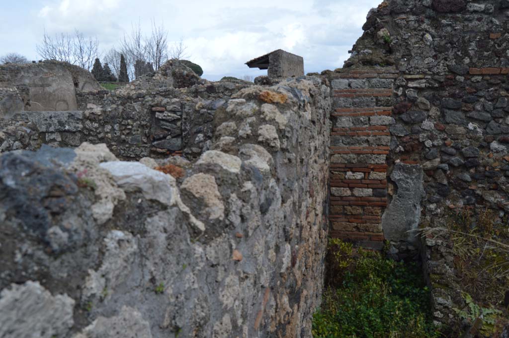 VI.2.24, on left, and VI.2.25, on right, Pompeii. March 2018. Looking towards east wall.
Foto Taylor Lauritsen, ERC Grant 681269 DÉCOR.