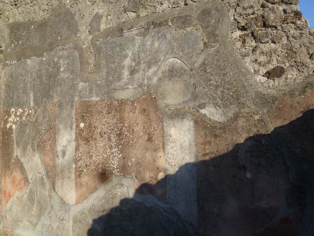 VI.5.10 Pompeii. December 2007. Room 16, east wall and south-east corner.
