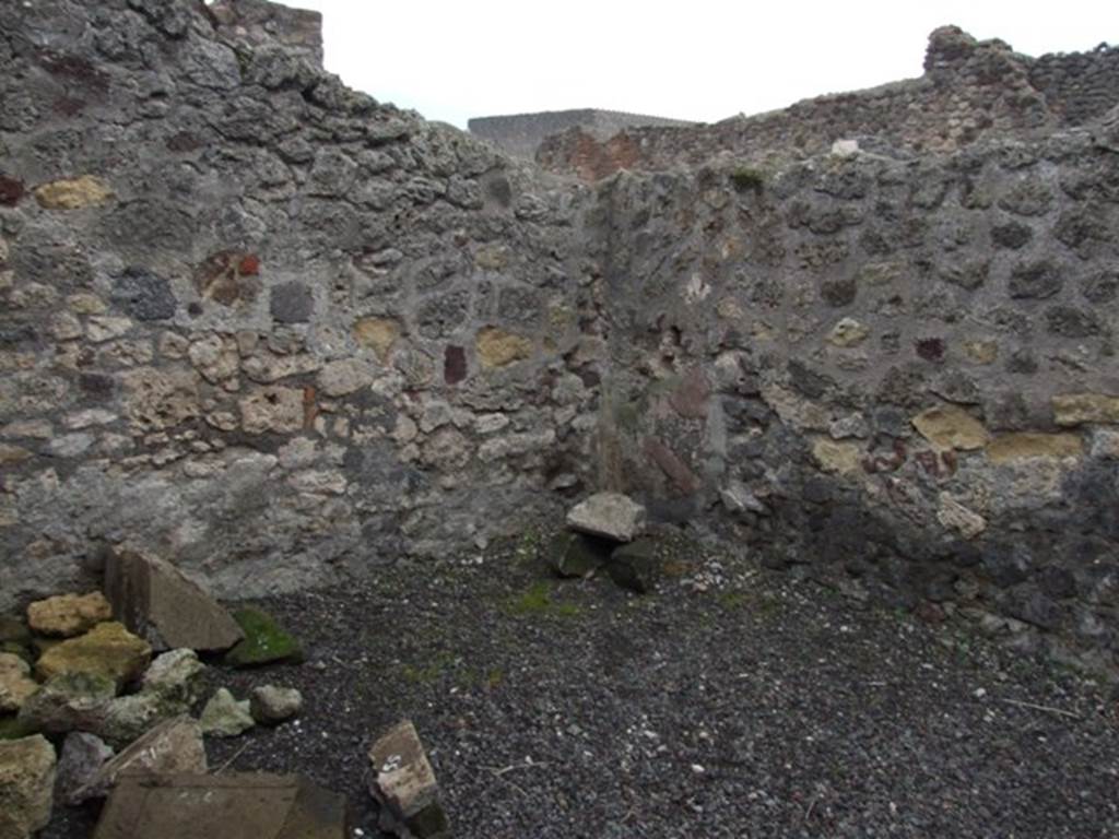 VI.6.1 House of Pansa. December 2007. Room 13 on west side of the peristyle.