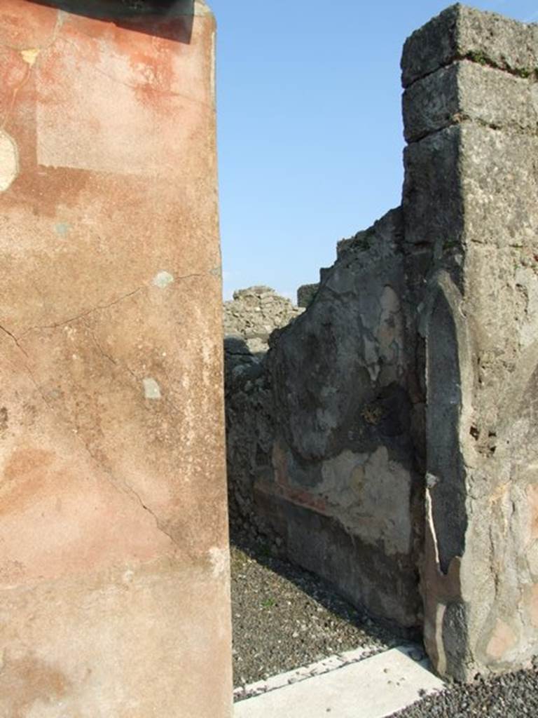 VI.7.6 Pompeii. March 2009. Doorway to Room 12.