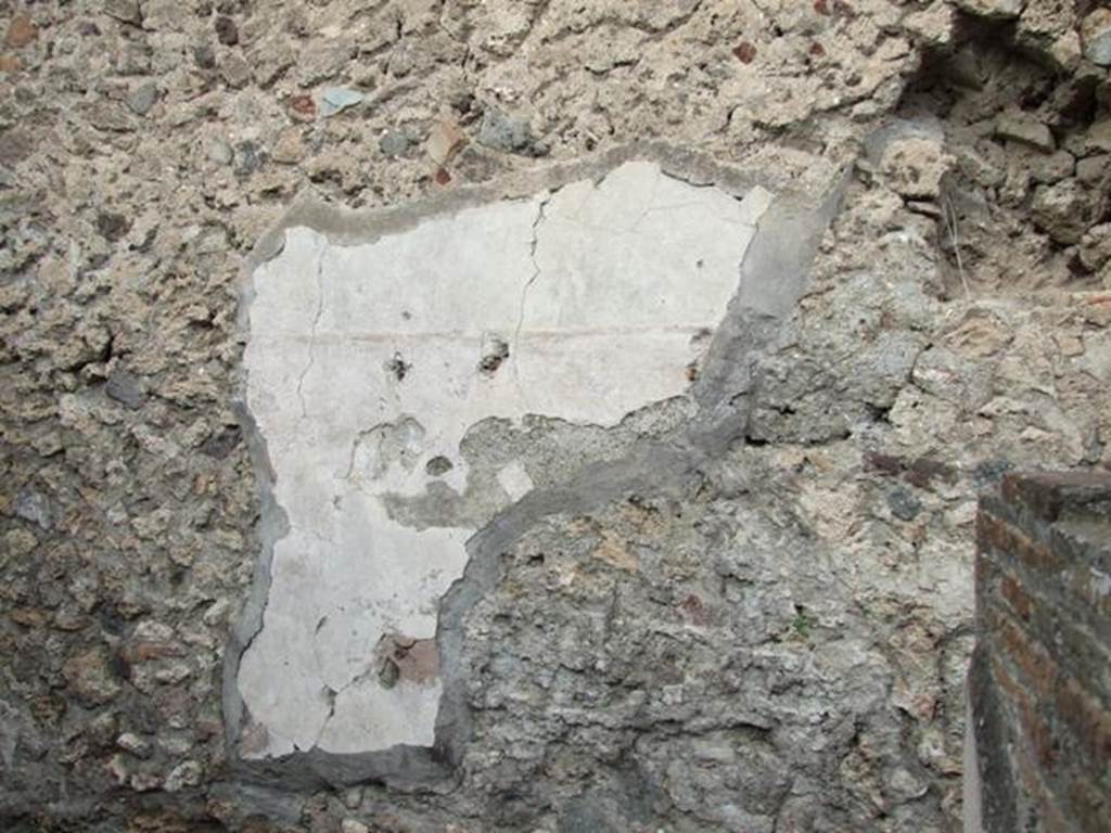 VI.8.17 Pompeii. Shop with dwelling. December 2007. North wall of rear room.