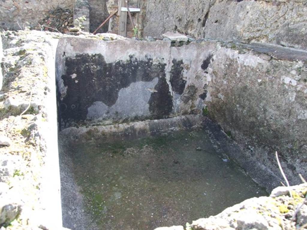 VI.8.20 Pompeii. March 2009. Vat 1. Looking south.