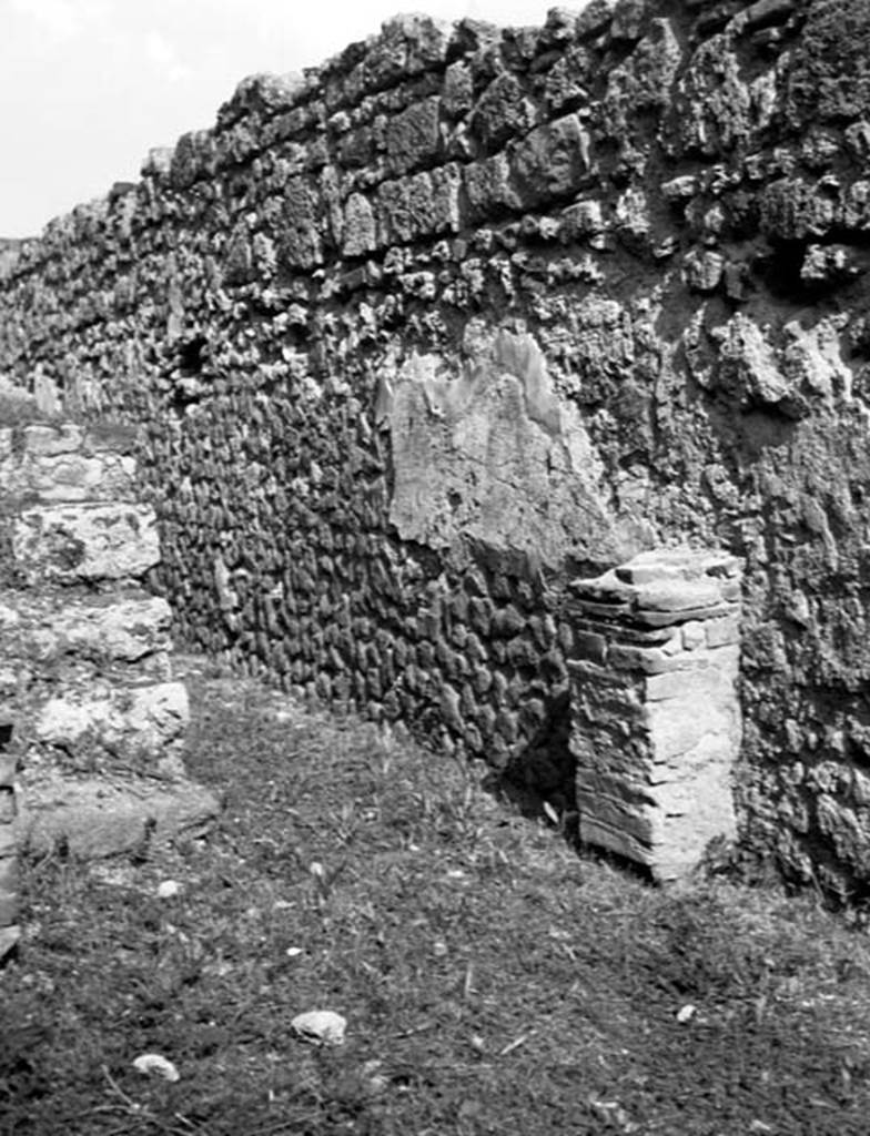 231029 Bestand-D-DAI-ROM-W.620.jpg
VI.9.2 Pompeii. W.620. Room 30, looking north in corridor at rear of services area towards the east wall. According to Tatiana Warscher�s notes, this is a photo of the lararium in the kitchen.
Photo by Tatiana Warscher. With kind permission of DAI Rome, whose copyright it remains. 
See http://arachne.uni-koeln.de/item/marbilderbestand/231029 
