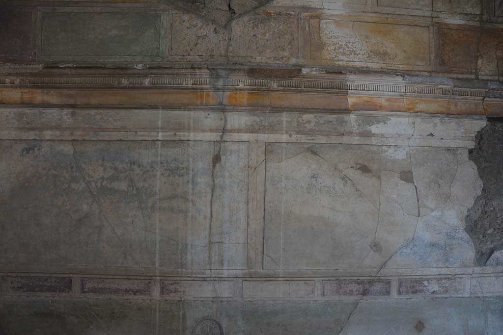 VI.9.3 Pompeii. September 2019. Cubiculum 3, detail from upper west wall.
Foto Annette Haug, ERC Grant 681269 D�COR.
