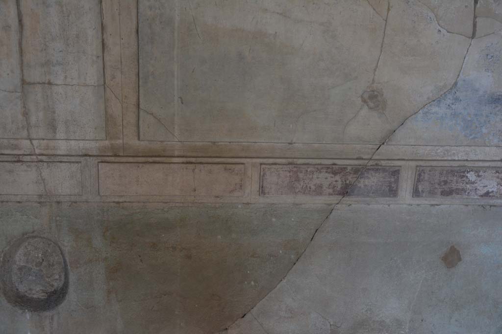 VI.9.3 Pompeii. September 2019. Cubiculum 3, detail from west wall.
Foto Annette Haug, ERC Grant 681269 D�COR.
