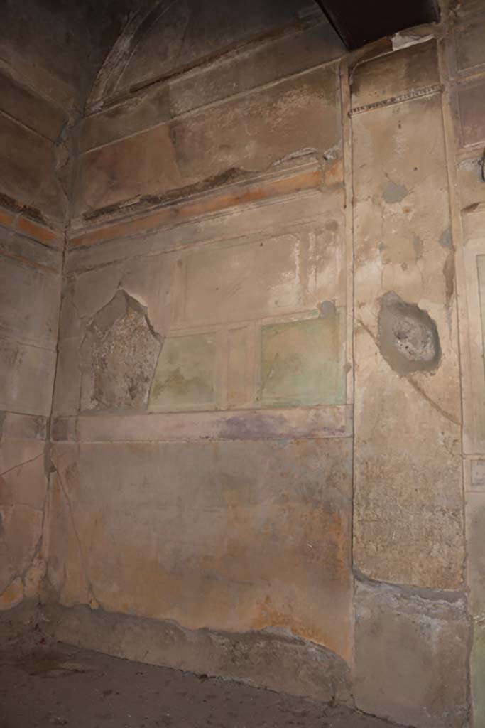 VI.9.3 Pompeii. September 2019. Alcove in cubiculum 3, west wall.
Foto Annette Haug, ERC Grant 681269 D�COR.
