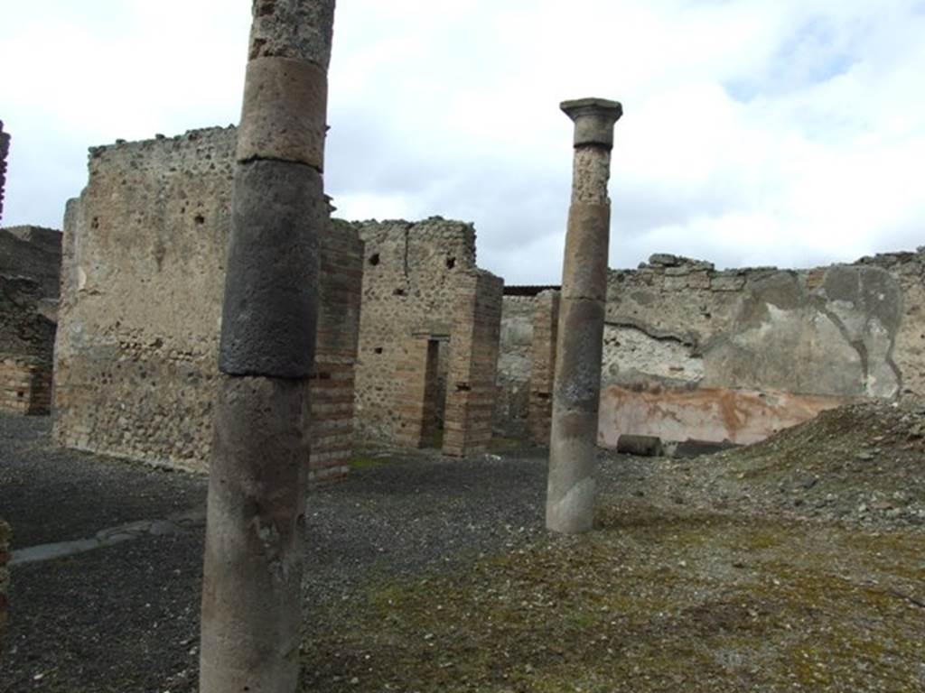 VI.10.6 Pompeii. March 2009. Room 15. Looking north west across garden area.